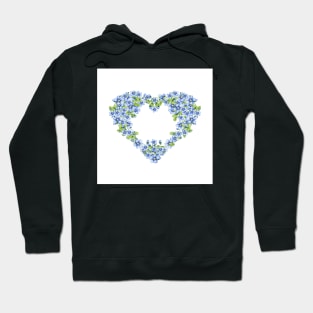 Forget me not heart Hoodie